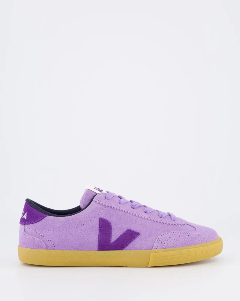 Dames Volley Suede Sneaker Paars