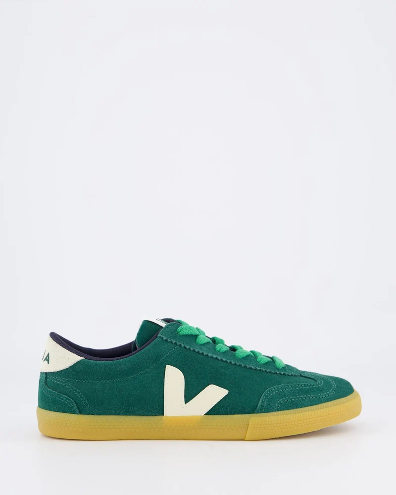 Dames Volley Suede Sneaker Groen