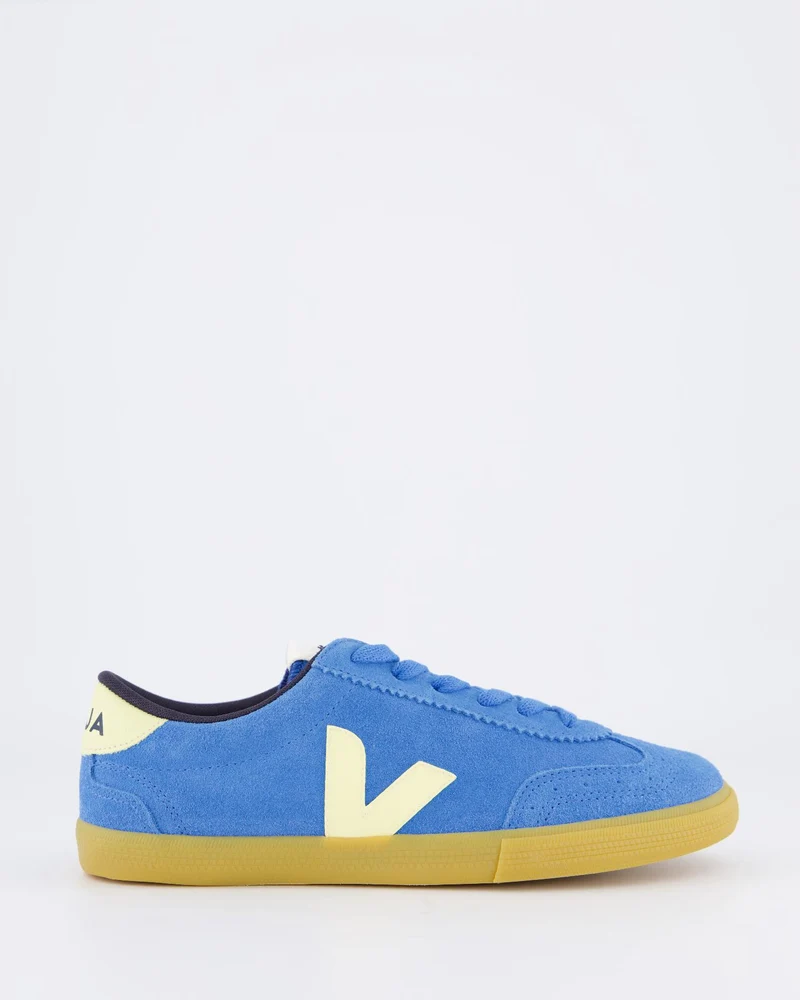 Dames Volley Suede Sneaker Blauw