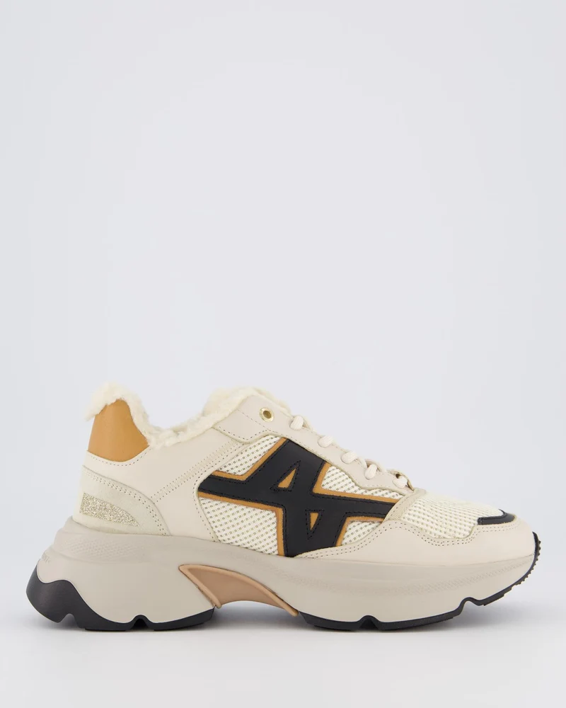 Nubikk Dames Ross Trek Fur Beige sneakers