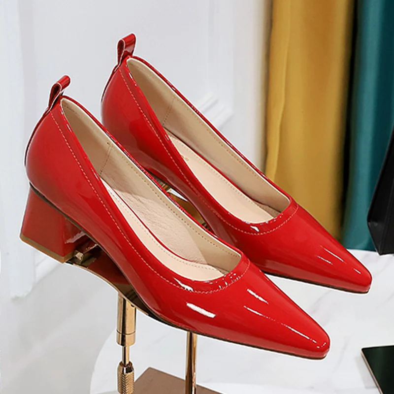 Dames Pumps Puntige Professionele OL Damesschoenen 4.5 cm
