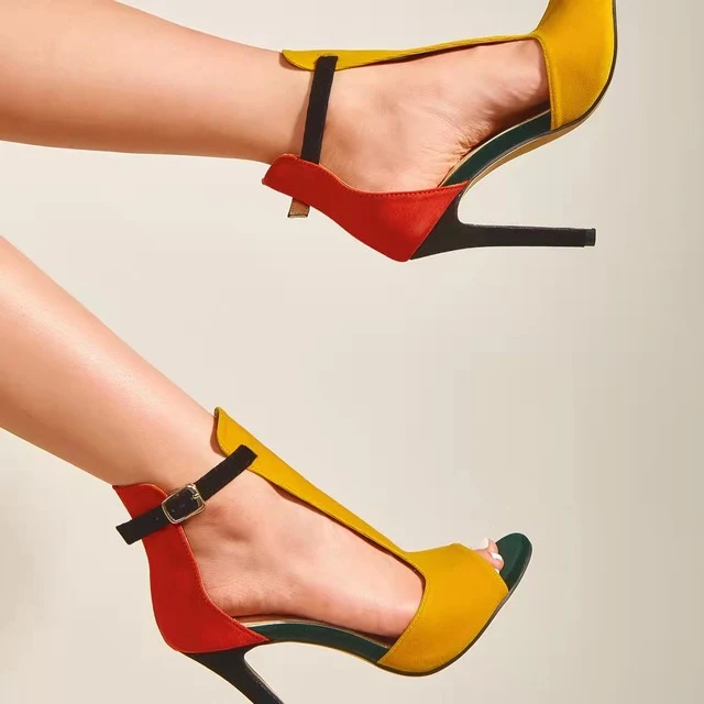 Vrouwen Enkel Gesp Mode Stripper Dames Schoen