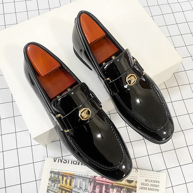 Zwarte herenloafers | Formele leren schoenen Australië + gratis verzending