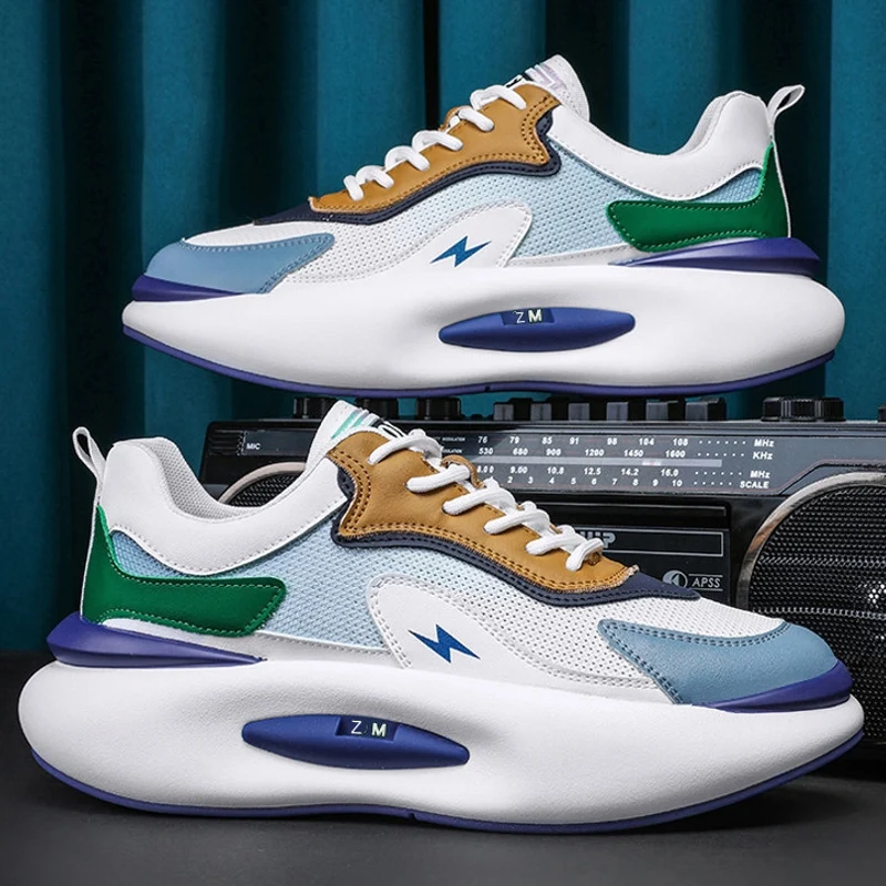 Sport Sneakers Heren Lichte Sport Gevulkaniseerde Schoenen Ademend