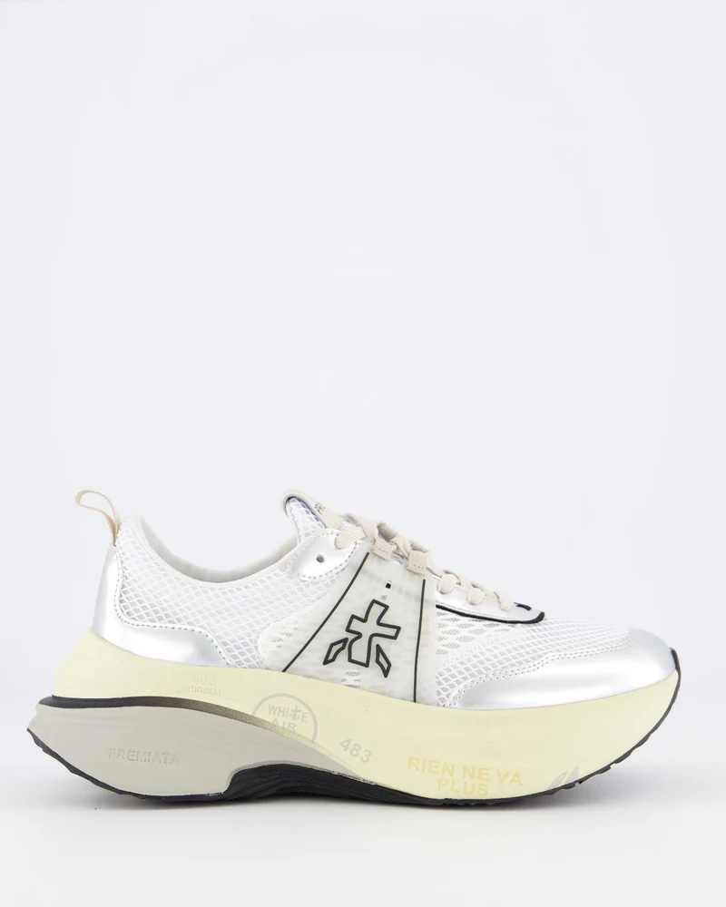 Dames Hill Sneaker Wit/Zilver