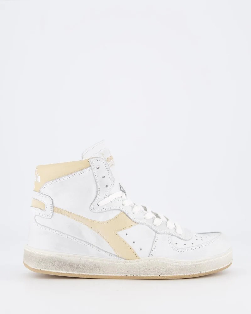 Dames Mi Basket Used Wit/Beige
