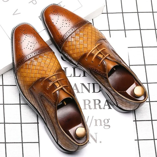 Mannen Lace-Up Business Office Party Trouwschoenen