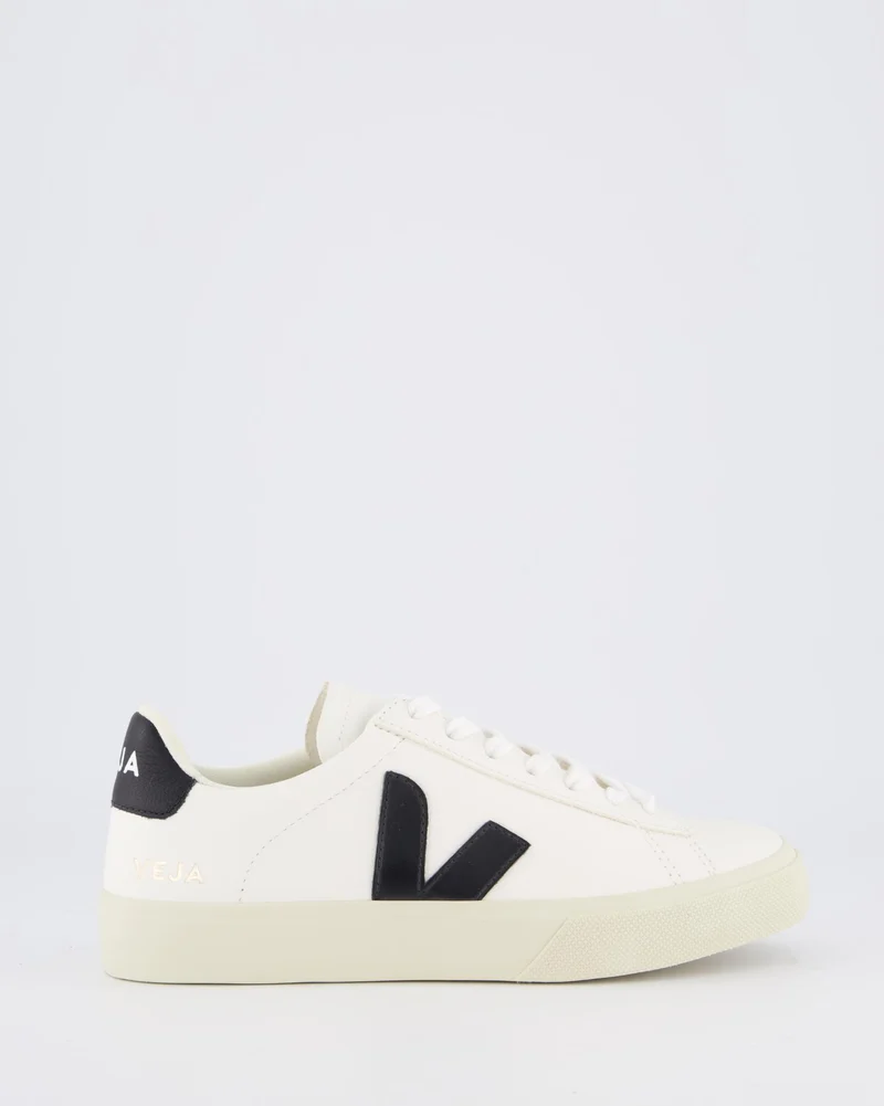 Dames Campo Sneaker Leer Wit/Zwart