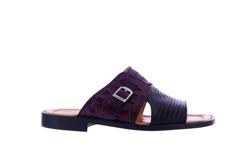 Heren Bertozzi Slipper Zwart/Bruin