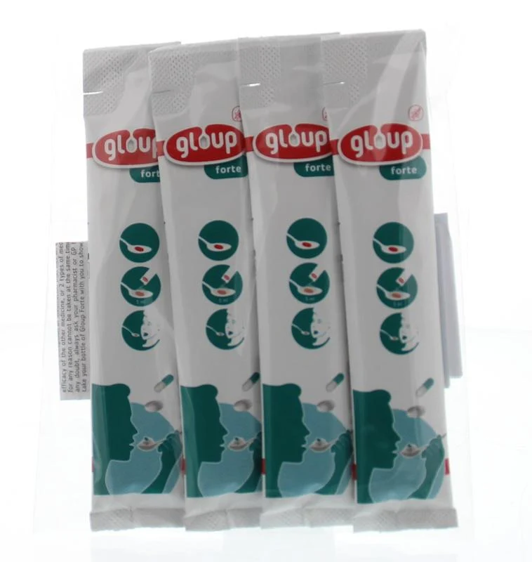 Gloup Forte stickpack vanilla 4 Stuks