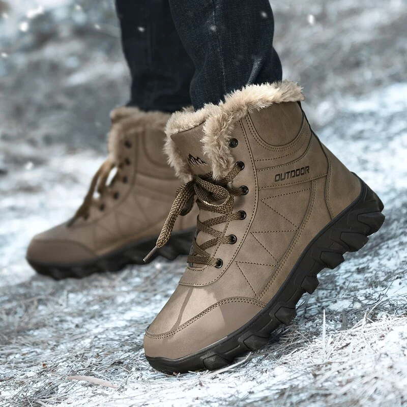 Winter antislipschoenen Snowboots voor heren