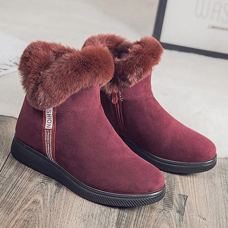 Furry Boots Platform voor dameslaarzen
