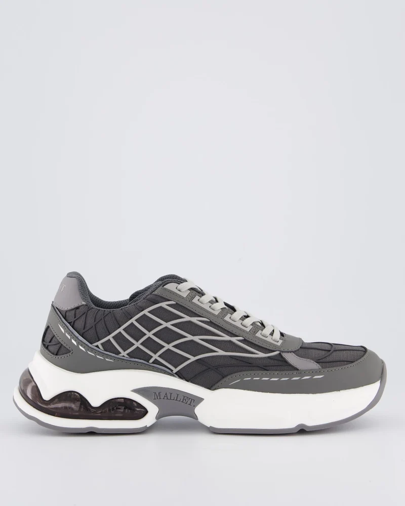 Mallet Footwear Heren Neptune Dark Grey sneakers