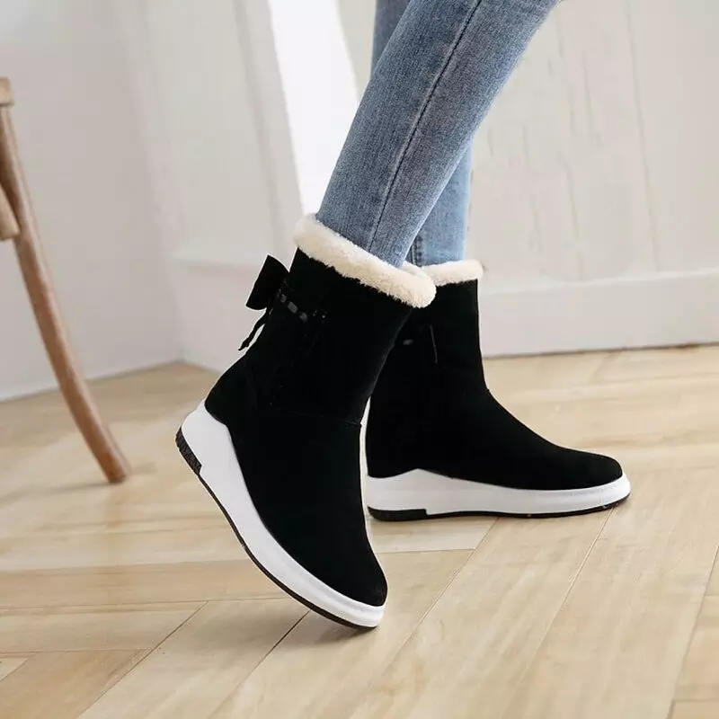 Dames Snowboots halfhoge schoenen met ronde neus