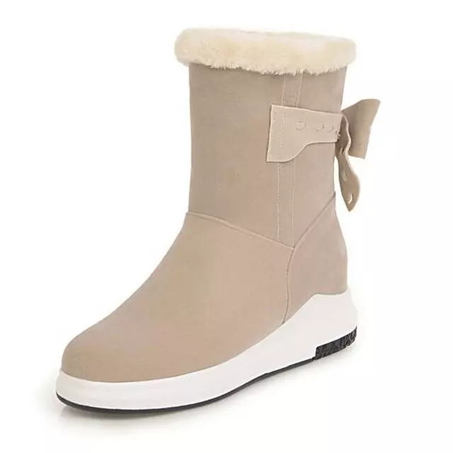 Dames Snowboots halfhoge schoenen met ronde neus
