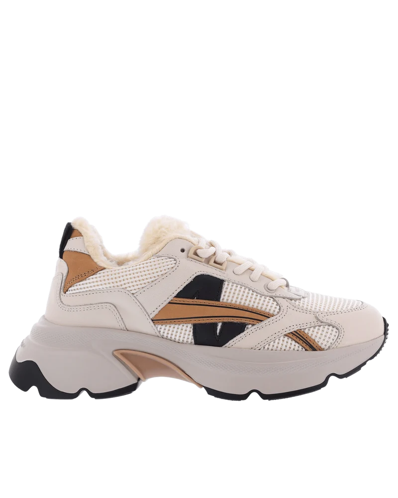 Dames Ross Nomad Fur Sneaker Beige