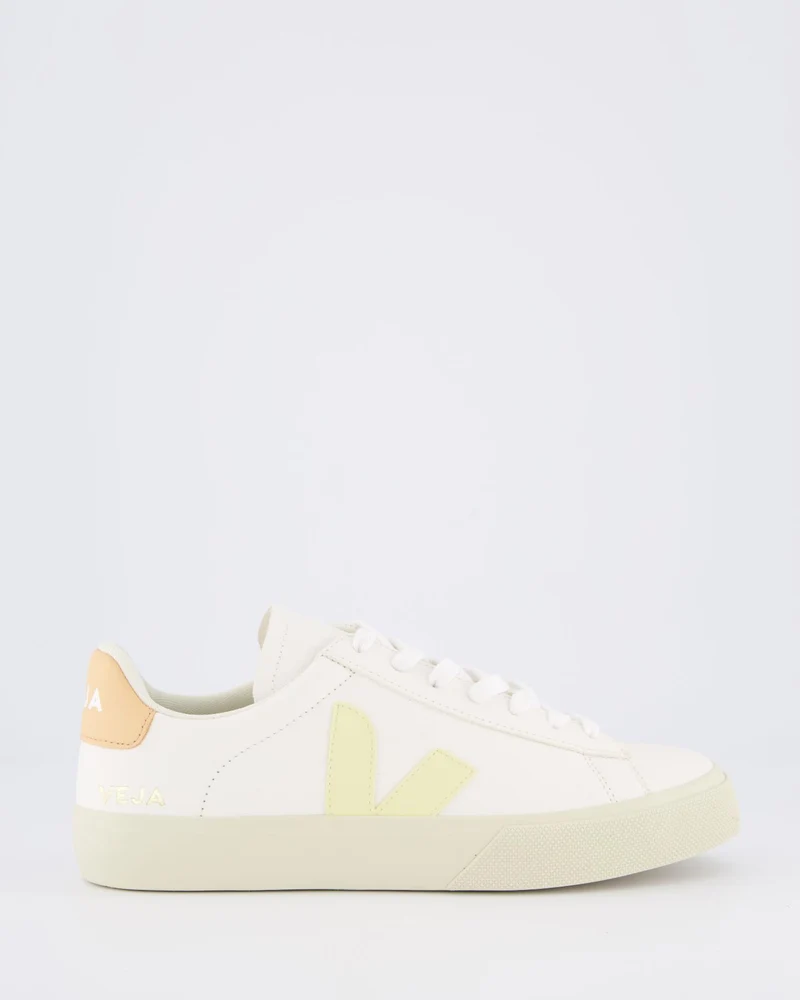 Dames Campo Sneaker Leer Wit/Sunset