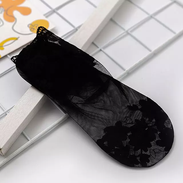 Kanten ondiepe sokken 5 paar hol antislip