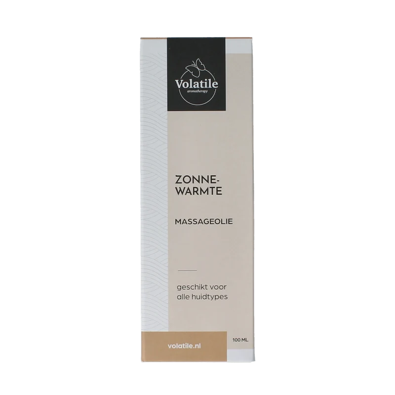 Volatile Massageolie zonnewarmte glas met pomp 100.00 Milliliter