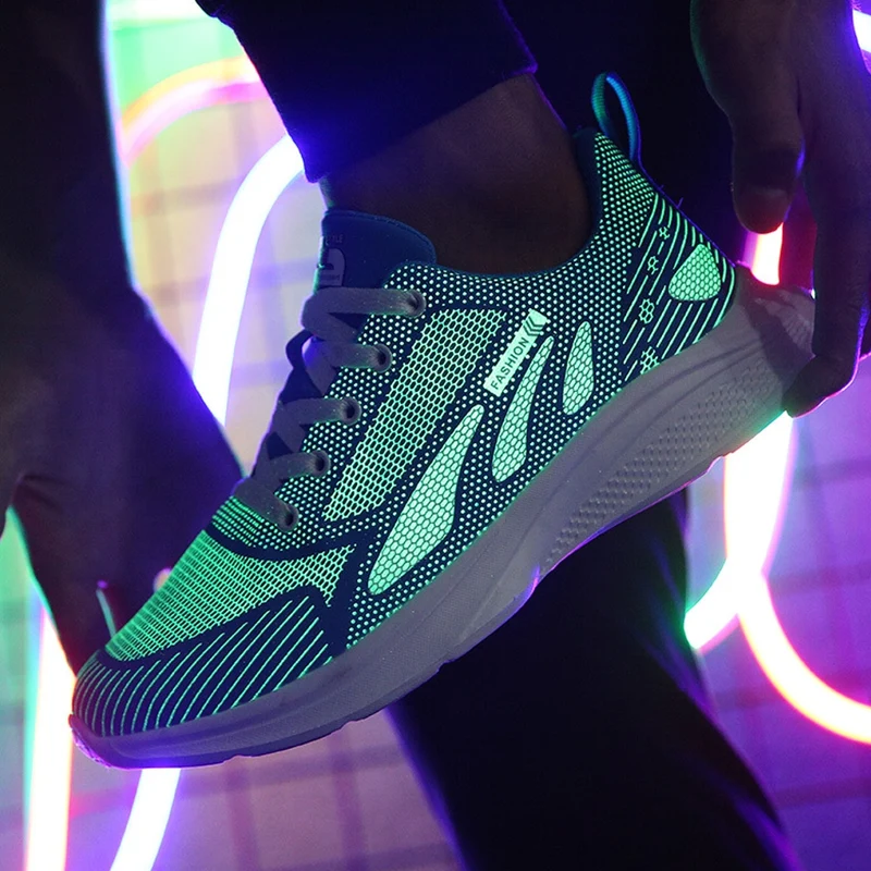 Casual sneakers voor heren met lichtgevende details | Gratis verzending binnen Australië