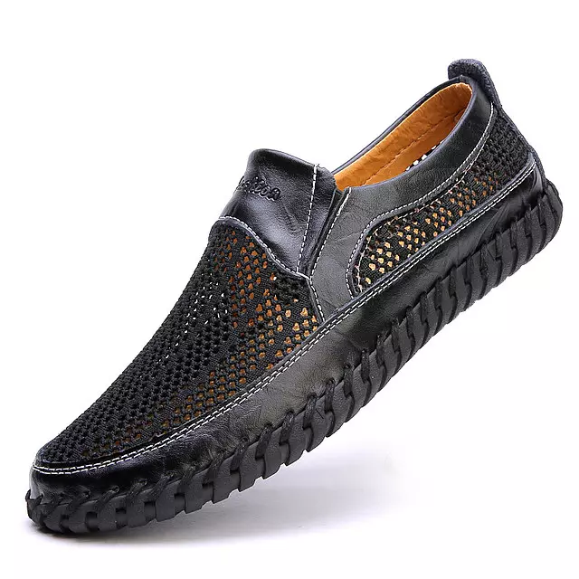 Casual schoenen voor heren Comfortabele lichtgewicht loafers van mesh