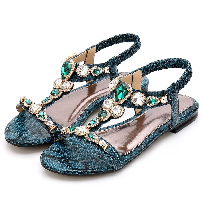 Sila™ 501 damesslangensandalen met kralen