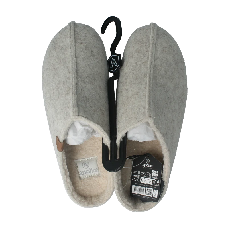 Apollo Zweedse slof beige 39/40 dames 1 Paar