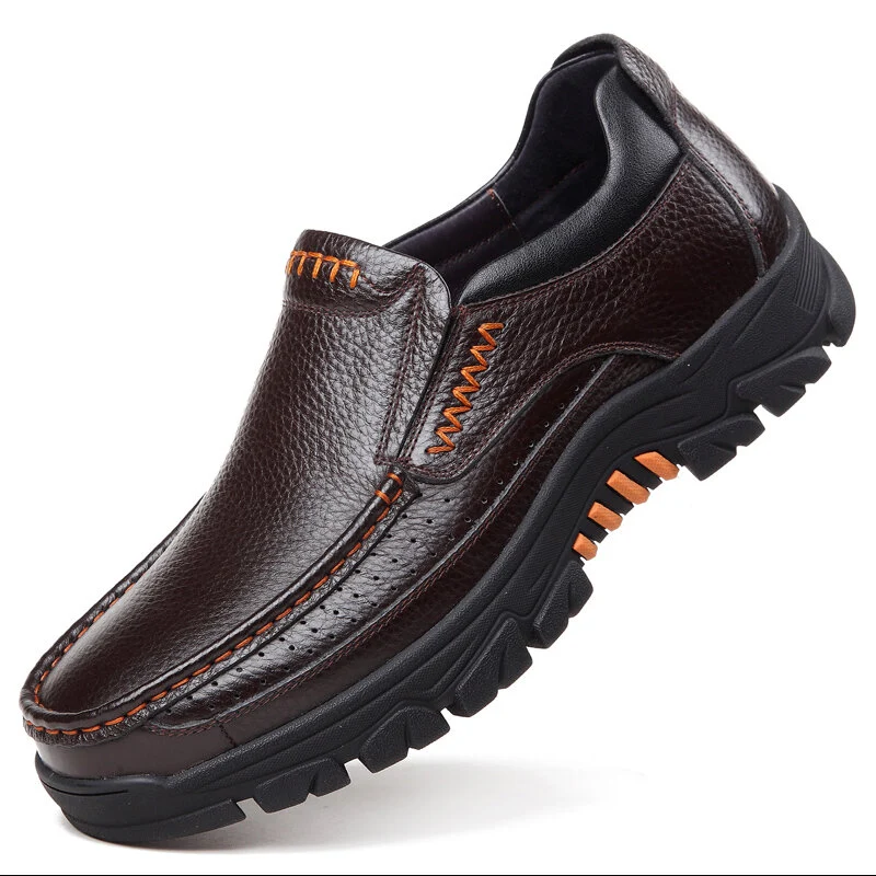 Zwarte leren instapschoenen voor heren | Formele schoenen Australië