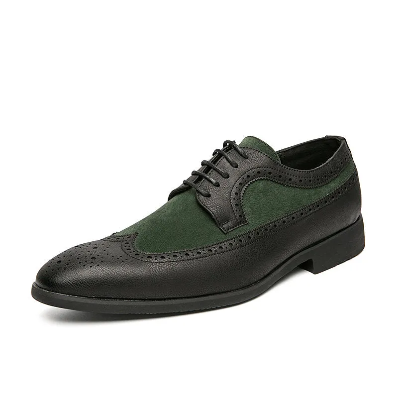 Retro Lace-up Puntige Jurk Heren Kleding Schoenen