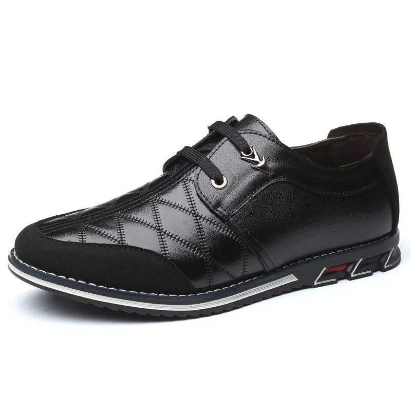 Klassieke herenschoenen van kunstleer | Casual & Formeel AU