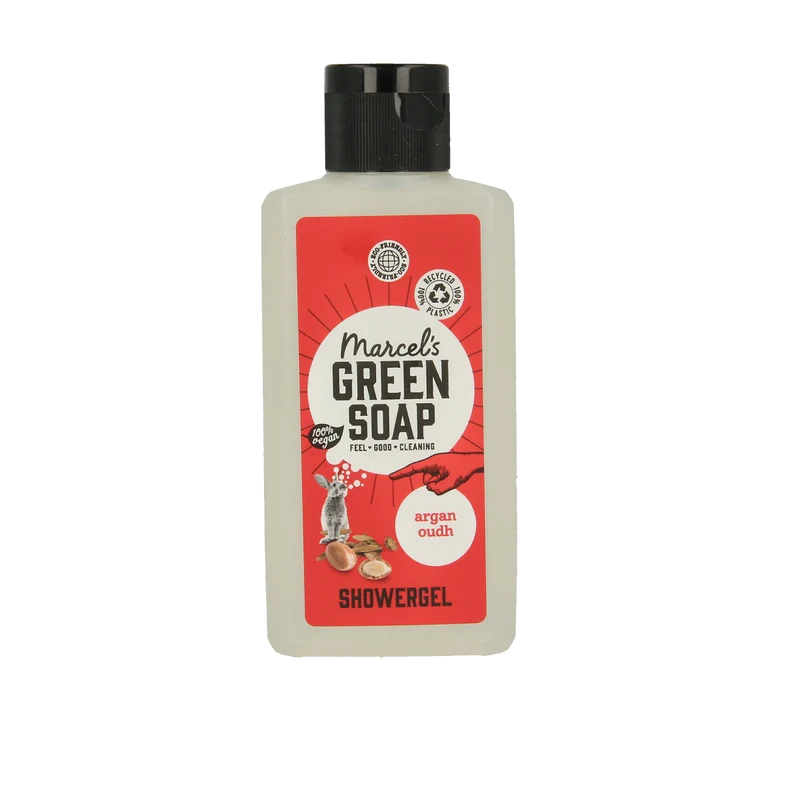 Marcel's Green Soap Showergel argan & oudh mini 100.00 Milliliter