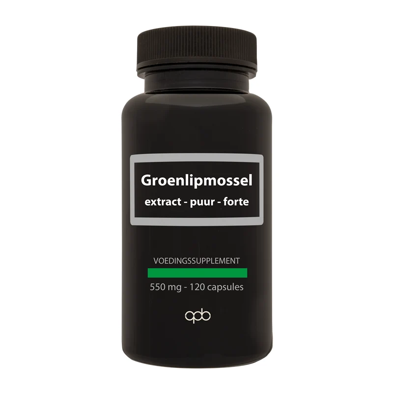 APB Holland Groenlipmossel extract puur forte 550mg 120.00 Capsules