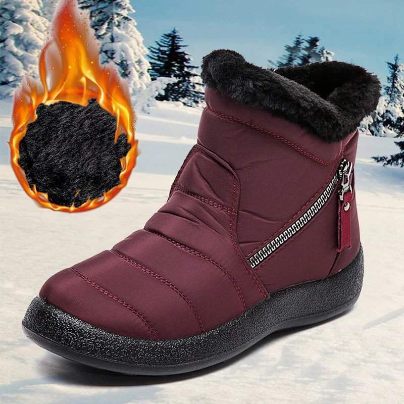 Snowboots voor dames Zachte warme antislip en slijtvaste zolen