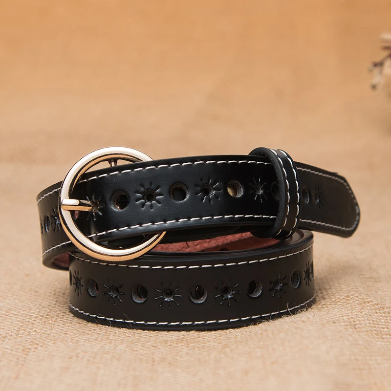 Riem met volledige gaten U hoeft de gesp van de riem niet te slaan voor een casual all-match broek