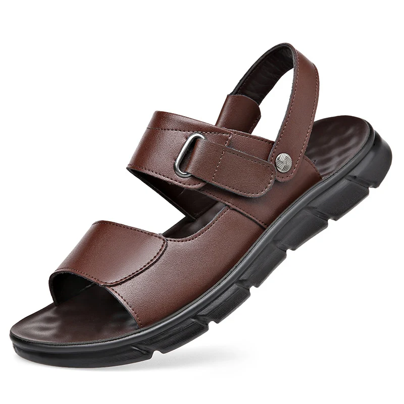 Casual loafers voor heren Bruine sandalen