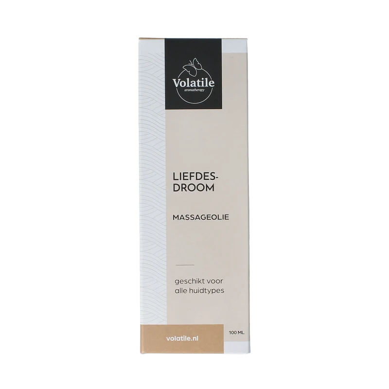Volatile Massageolie liefdesdroom glas met pomp 100.00 Milliliter