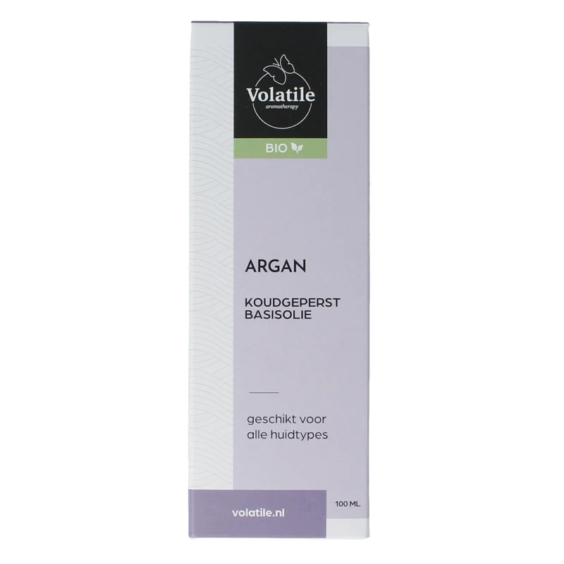 Volatile Argan koudgeperst basisolie bio glazen fles 100.00 Milliliter