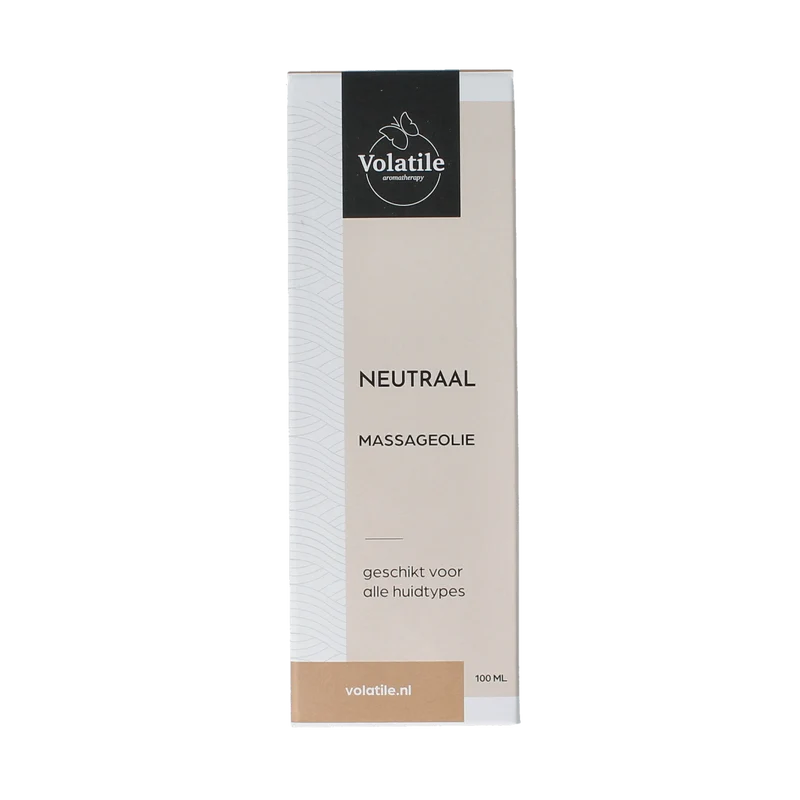 Volatile Massageolie neutral glas met pomp 100.00 Milliliter
