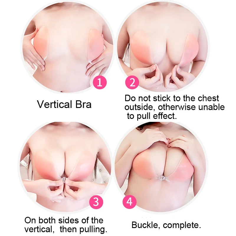Zelfklevende stick gel siliconen strapless bh-bandage