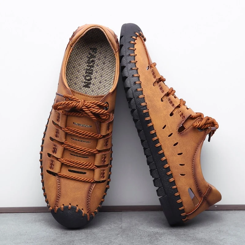 Zwarte Penny Loafers Leren Schoenen Heren Flats Mocassins Holle Schoenen