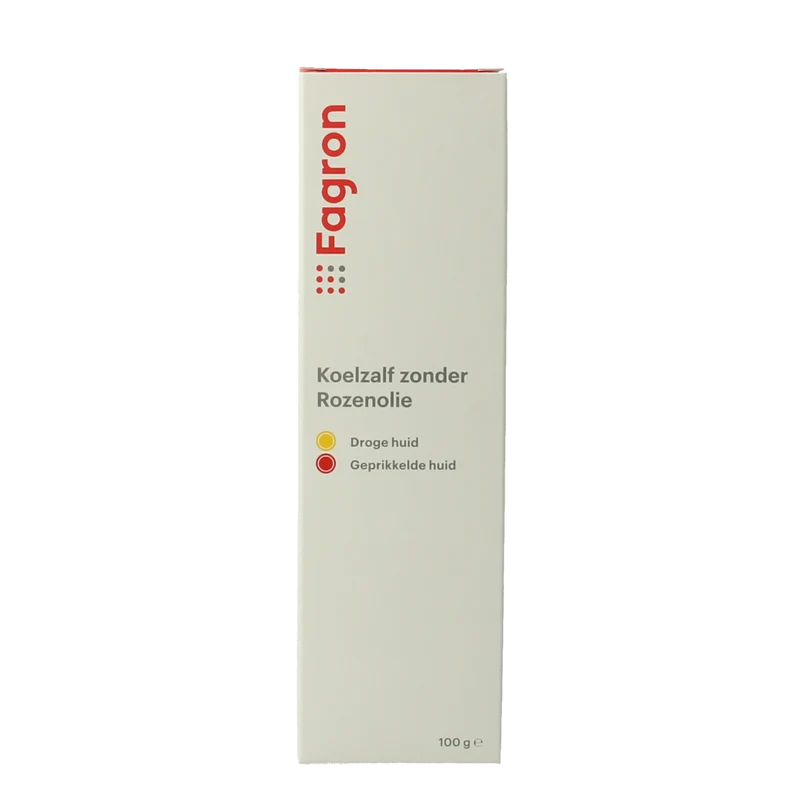 Fagron Koelzalf zonder rozenolie doos & bijsluiter 100.00 Gram