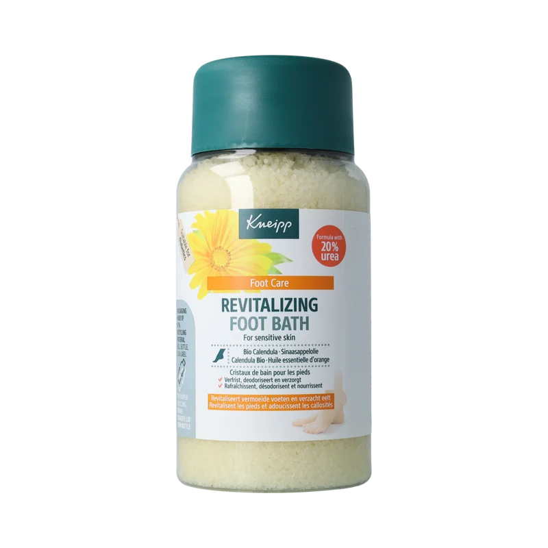 Kneipp Foot care voetbadkristal vitalizing calendula sina 600.00 Gram