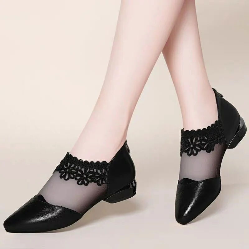 Hakken Schoenen 2 cm Lage Hak Casual Damesschoenen