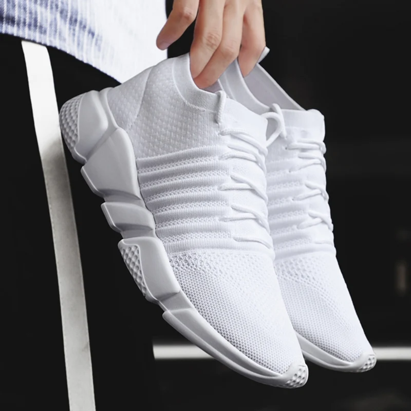 Lichtgewicht witte sneakers voor heren, casual hardloopschoenen, Australië