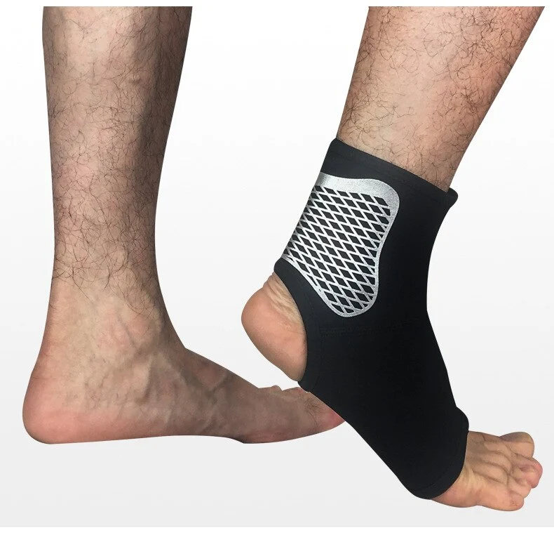 Enkelbraces Ondersteuning Sport Elastische Brace Guard Badminton Gym Voor Voetbal Fietsen
