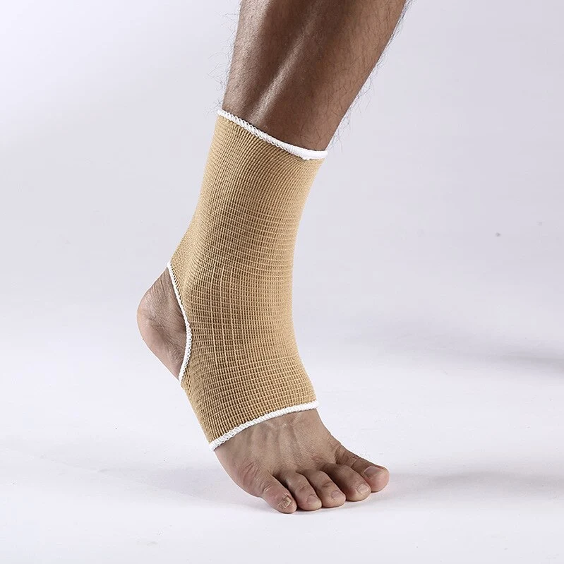 Enkel Ondersteuning Compressie Voet Elastische Bandage Wrap Mouw Brace Kitting Enkel Beschermer Sport Relief Pijn nakefit tobilleras (kaki)