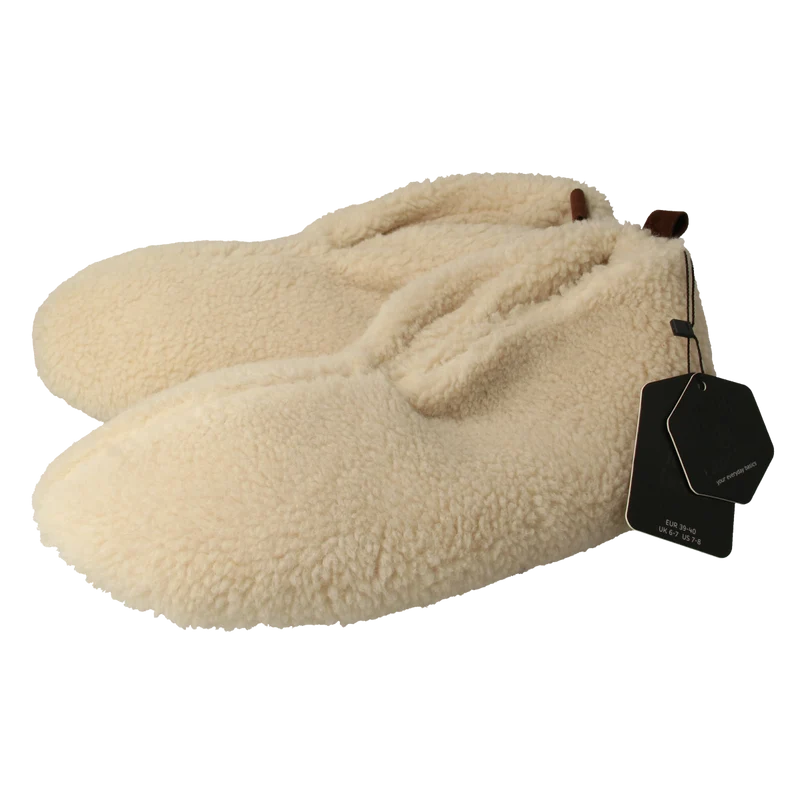 Apollo Slof dames teddy offwhite 39/40 1.00 Paar