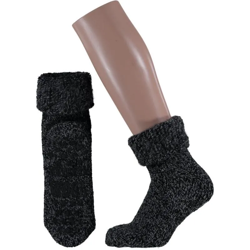 Apollo Slofsok anti slip unisex zwart maat 35-38 1.00 Paar