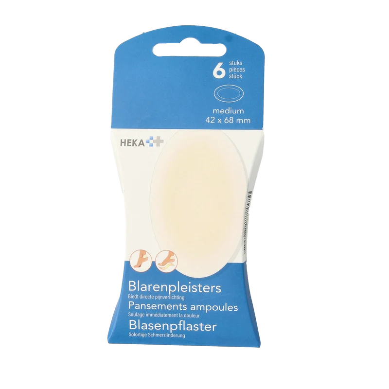 Heka Blarenpleisters medium 42 x 68mm 6.00 Stuks