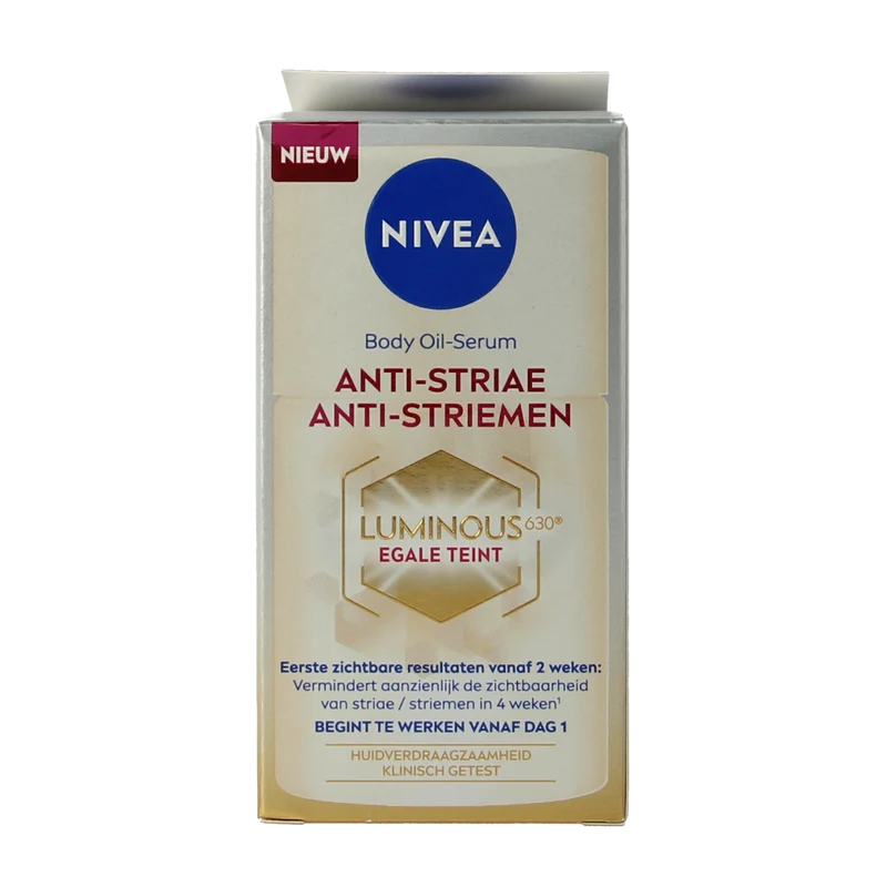 Nivea Nivea luminous 630 anti striae lichaam olieserum 100.00 Milliliter